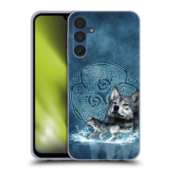 Brigid Ashwood Celtic Wisdom Wolf Soft Gel Case for Samsung Galaxy A15