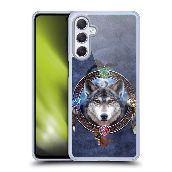 Brigid Ashwood Celtic Wisdom Wolf Guide Soft Gel Case for Samsung Galaxy M54 5G