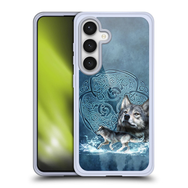 Brigid Ashwood Celtic Wisdom Wolf Soft Gel Case for Samsung Galaxy S24 5G
