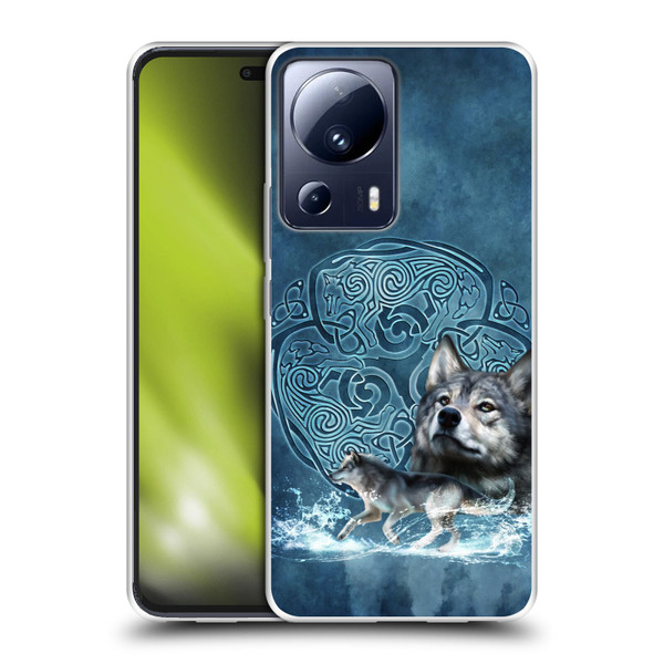 Brigid Ashwood Celtic Wisdom Wolf Soft Gel Case for Xiaomi 13 Lite 5G