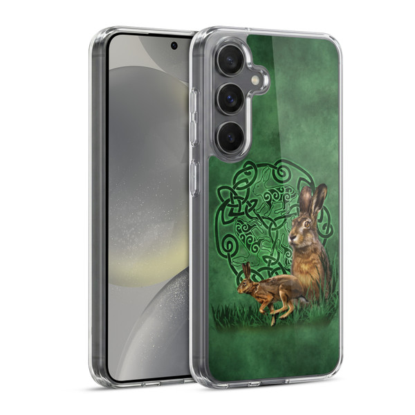 Brigid Ashwood Celtic Wisdom 2 Hare Soft Gel Case for Samsung Galaxy S24 5G & MagSafe