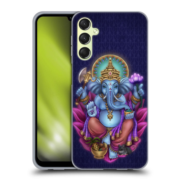 Brigid Ashwood Sacred Symbols Ganesha Soft Gel Case for Samsung Galaxy A24 4G / Galaxy M34 5G