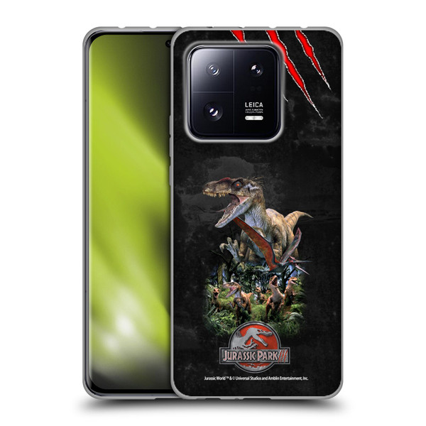 Jurassic Park III Key Art Dinosaurs 3 Soft Gel Case for Xiaomi 13 Pro 5G