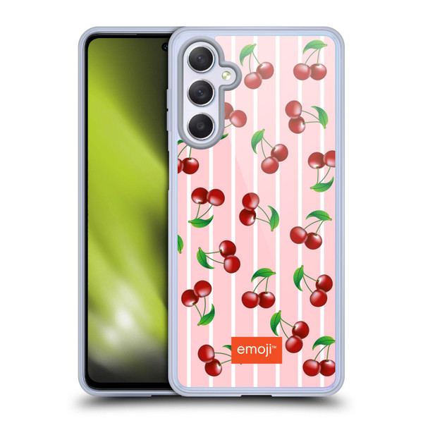 emoji® Fruits Cherries Soft Gel Case for Samsung Galaxy M54 5G