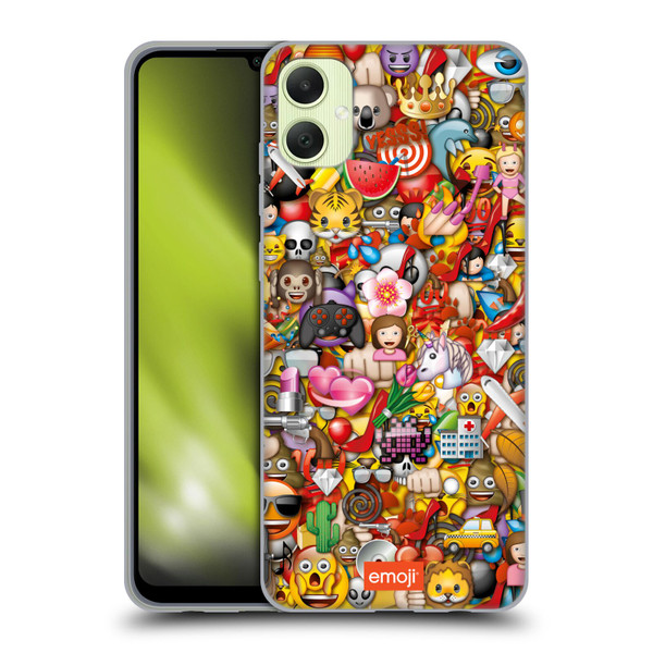 emoji® Trendy Full Pattern Soft Gel Case for Samsung Galaxy A05