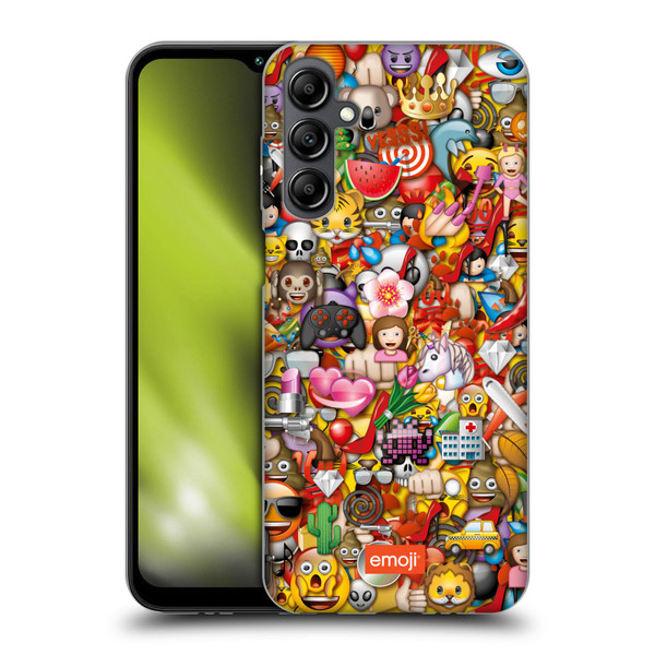 emoji® Trendy Full Pattern Soft Gel Case for Samsung Galaxy M14 5G