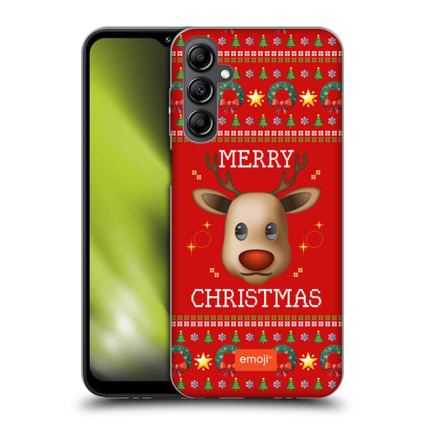 emoji® Ugly Christmas Reindeer Soft Gel Case for Samsung Galaxy M14 5G