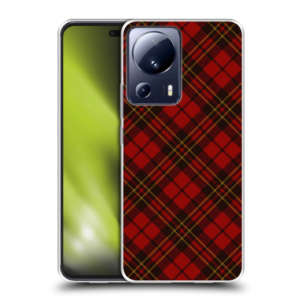 PLdesign Christmas Red Tartan Soft Gel Case for Xiaomi 13 Lite 5G