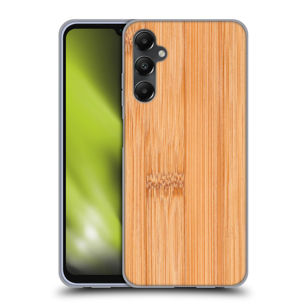 PLdesign Wood And Rust Prints Light Brown Bamboo Soft Gel Case for Samsung Galaxy A05s