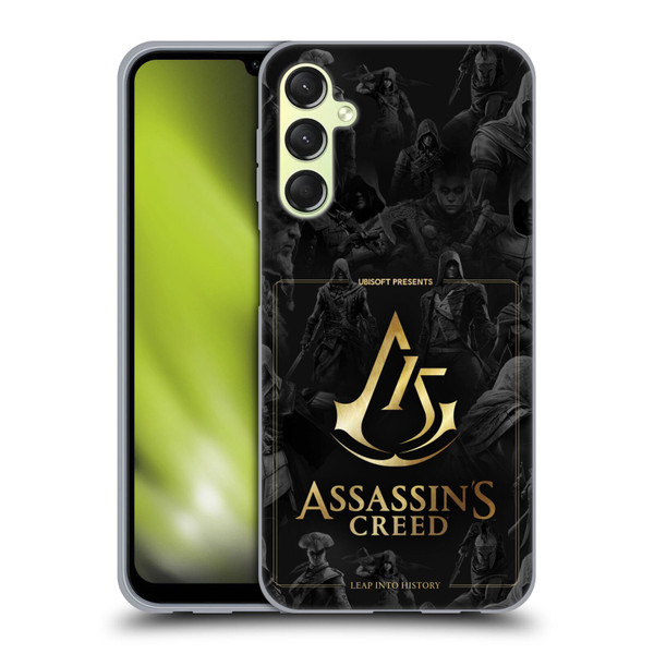 Assassin's Creed 15th Anniversary Graphics Crest Key Art Soft Gel Case for Samsung Galaxy A24 4G / Galaxy M34 5G