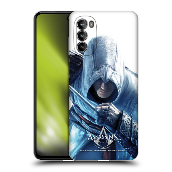 Assassin's Creed Key Art Altaïr Hidden Blade Soft Gel Case for Motorola Moto G82 5G