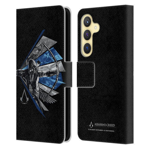 Assassin's Creed Legacy Character Artwork Bow Leather Book Wallet Case Cover For Samsung Galaxy S24 5G