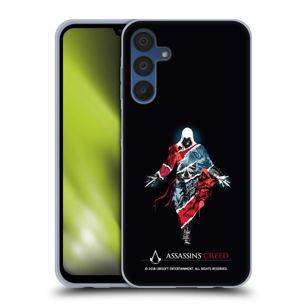 Assassin's Creed Legacy Character Artwork Double Exposure Soft Gel Case for Samsung Galaxy A15