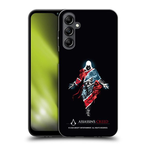 Assassin's Creed Legacy Character Artwork Double Exposure Soft Gel Case for Samsung Galaxy M14 5G