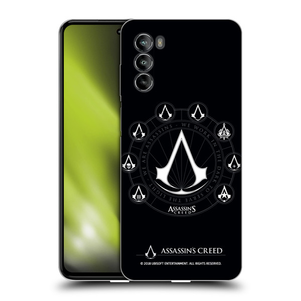 Assassin's Creed Legacy Logo Crests Soft Gel Case for Motorola Moto G82 5G