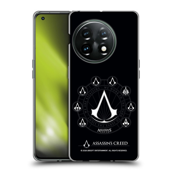 Assassin's Creed Legacy Logo Crests Soft Gel Case for OnePlus 11 5G