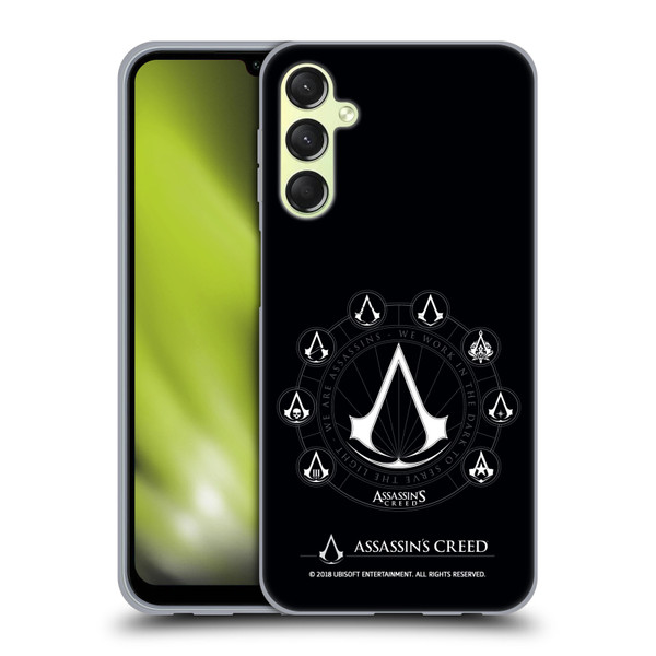 Assassin's Creed Legacy Logo Crests Soft Gel Case for Samsung Galaxy A24 4G / Galaxy M34 5G