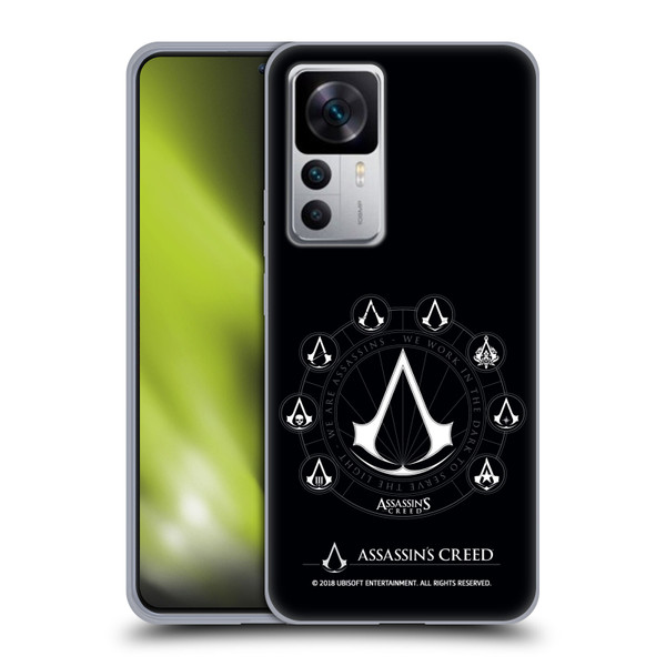 Assassin's Creed Legacy Logo Crests Soft Gel Case for Xiaomi 12T 5G / 12T Pro 5G / Redmi K50 Ultra 5G