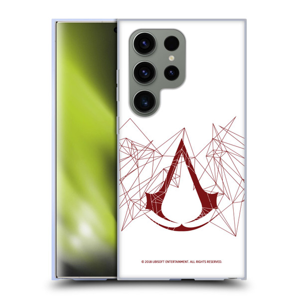 Assassin's Creed Logo Geometric Soft Gel Case for Samsung Galaxy S24 Ultra 5G