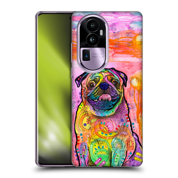 Dean Russo Dogs 3 Pug Soft Gel Case for OPPO Reno10 Pro+