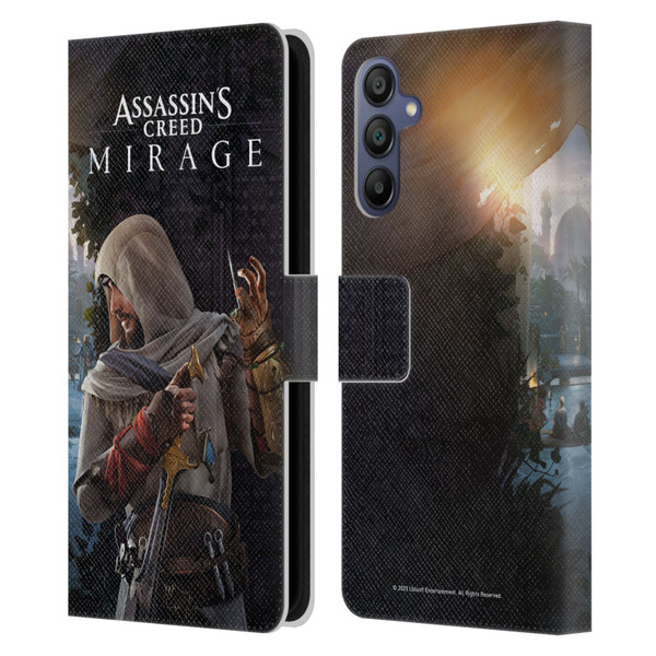Assassin's Creed Mirage Graphics Basim Poster Leather Book Wallet Case Cover For Samsung Galaxy A15