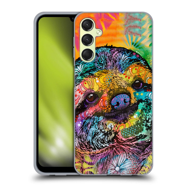 Dean Russo Wildlife 3 Sloth Soft Gel Case for Samsung Galaxy A24 4G / Galaxy M34 5G