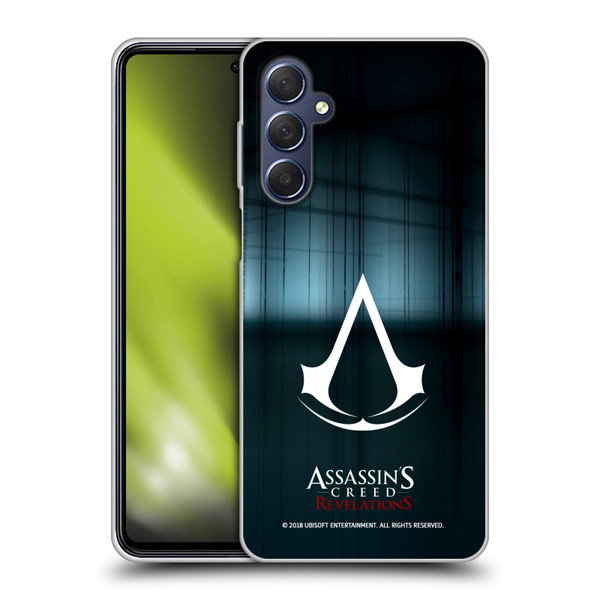 Assassin's Creed Revelations Logo Animus Black Room Soft Gel Case for Samsung Galaxy M54 5G