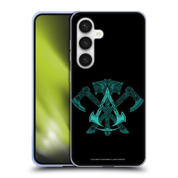 Assassin's Creed Valhalla Symbols And Patterns ACV Weapons Soft Gel Case for Samsung Galaxy S24 5G