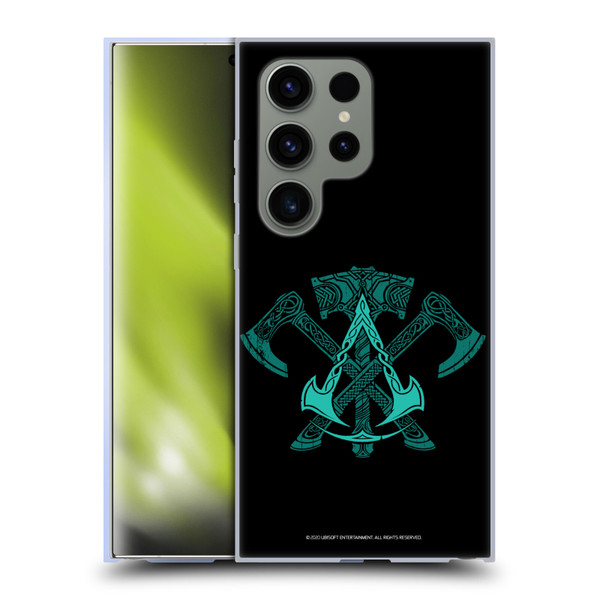 Assassin's Creed Valhalla Symbols And Patterns ACV Weapons Soft Gel Case for Samsung Galaxy S24 Ultra 5G