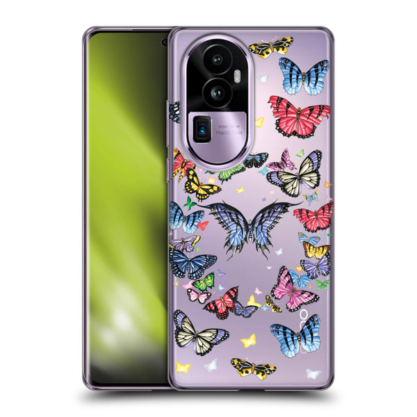 Nene Thomas Art Butterfly Pattern Soft Gel Case for OPPO Reno10 Pro+