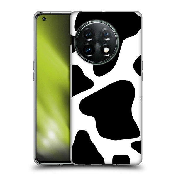 Grace Illustration Animal Prints Cow Soft Gel Case for OnePlus 11 5G