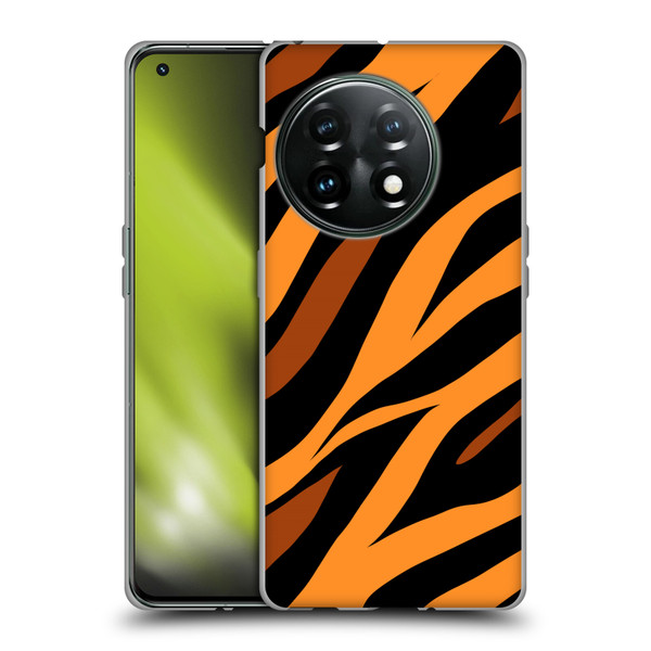 Grace Illustration Animal Prints Tiger Soft Gel Case for OnePlus 11 5G