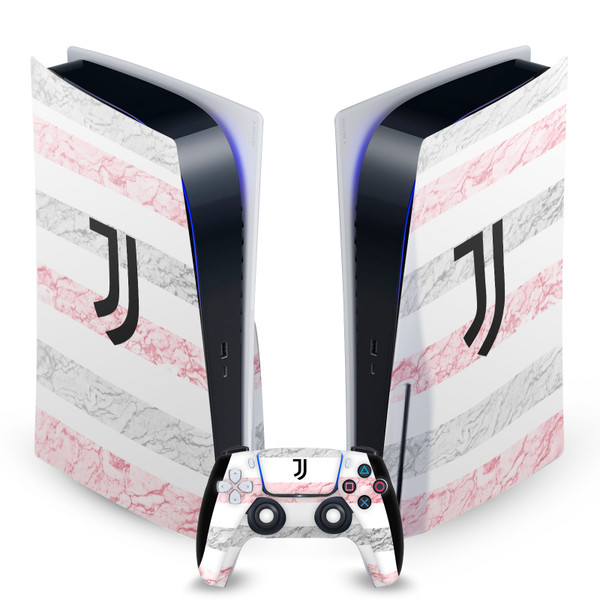 Juventus Football Club 2023/24 Match Kit Away Vinyl Sticker Skin Decal Cover for Sony PS5 Disc Edition Bundle