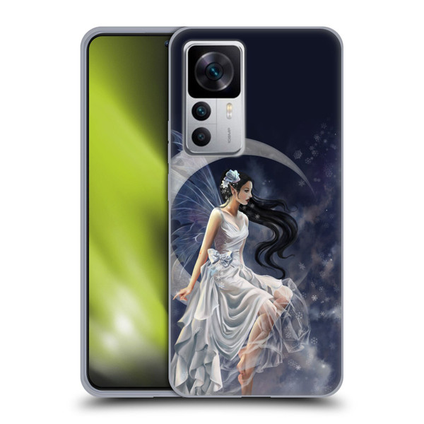 Nene Thomas Crescents Winter Frost Fairy On Moon Soft Gel Case for Xiaomi 12T 5G / 12T Pro 5G / Redmi K50 Ultra 5G