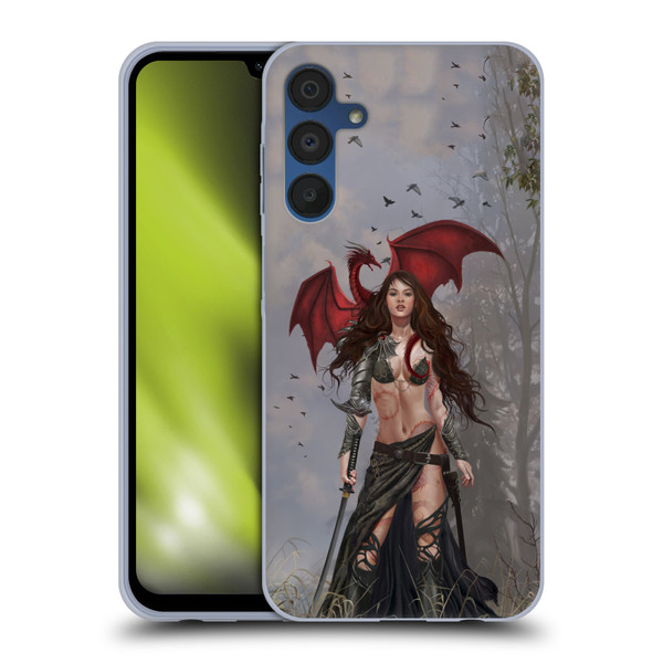 Nene Thomas Gothic Dragon Witch Warrior Sword Soft Gel Case for Samsung Galaxy A15