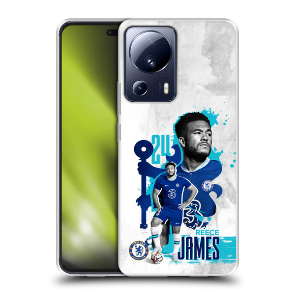 Chelsea Football Club 2022/23 First Team Reece James Soft Gel Case for Xiaomi 13 Lite 5G