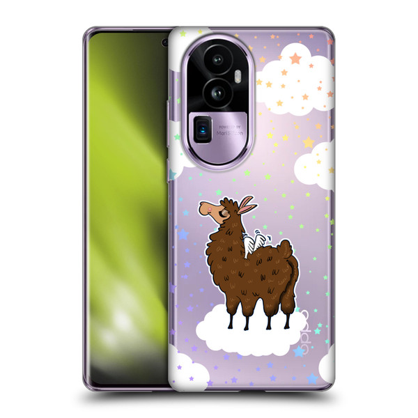 Grace Illustration Llama Pegasus Soft Gel Case for OPPO Reno10 Pro+