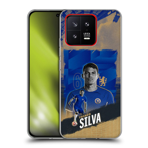 Chelsea Football Club 2023/24 First Team Thiago Silva Soft Gel Case for Xiaomi 13 5G