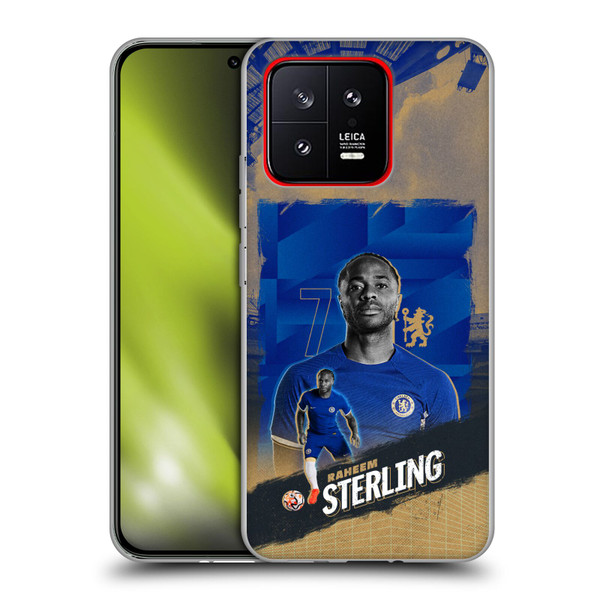 Chelsea Football Club 2023/24 First Team Raheem Sterling Soft Gel Case for Xiaomi 13 5G