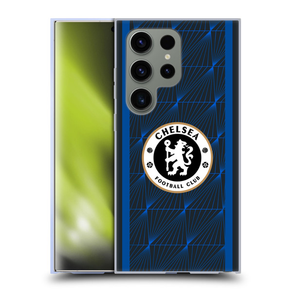 Chelsea Football Club 2023/24 Kit Away Soft Gel Case for Samsung Galaxy S24 Ultra 5G