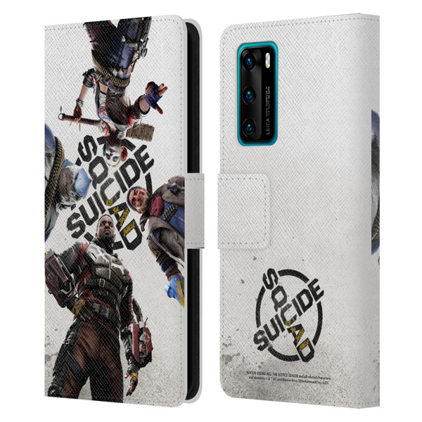 Suicide Squad: Kill The Justice League Key Art Poster Leather Book Wallet Case Cover For Huawei P40 5G