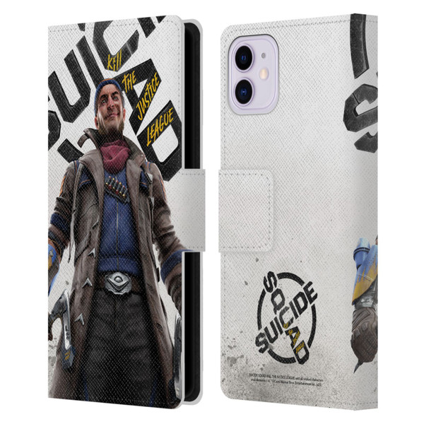 Suicide Squad: Kill The Justice League Key Art Captain Boomerang Leather Book Wallet Case Cover For Apple iPhone 11