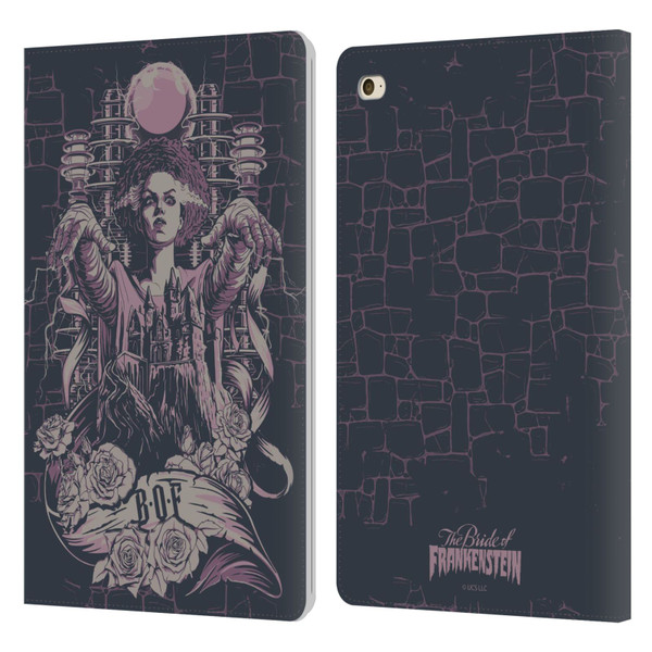 Universal Monsters The Bride Of Frankenstein B.O.F Leather Book Wallet Case Cover For Apple iPad mini 4