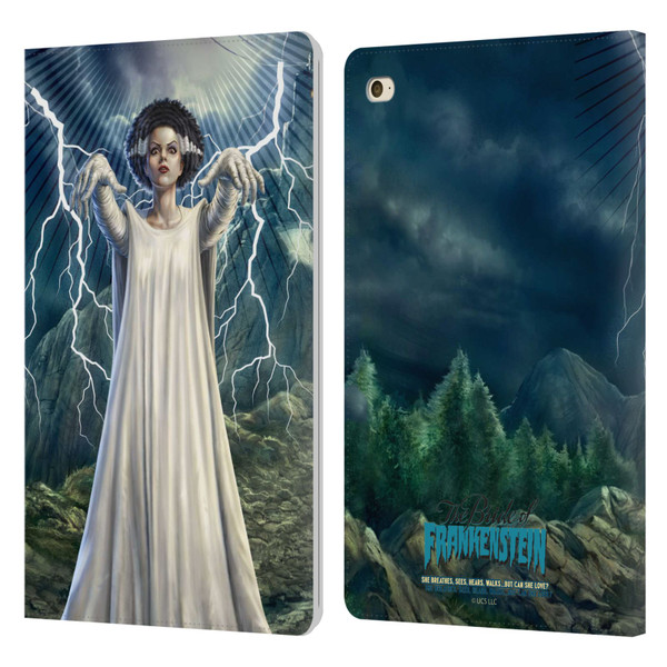 Universal Monsters The Bride Of Frankenstein But Can She Love? Leather Book Wallet Case Cover For Apple iPad mini 4