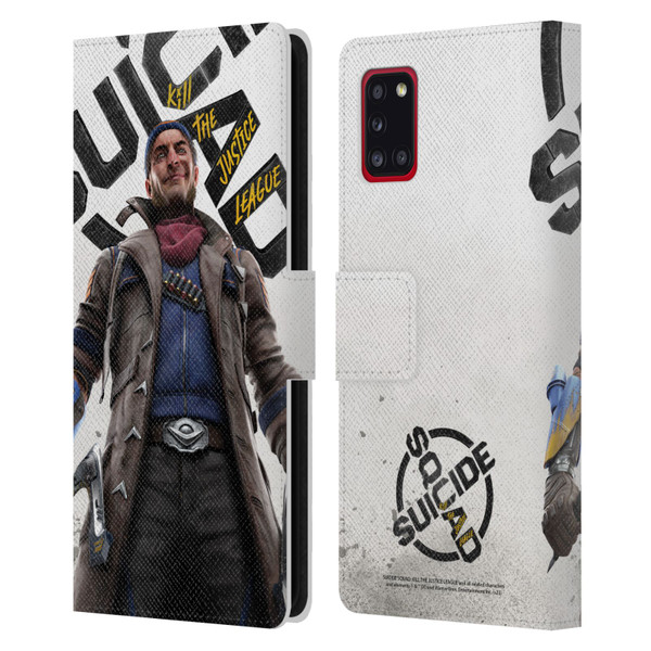Suicide Squad: Kill The Justice League Key Art Captain Boomerang Leather Book Wallet Case Cover For Samsung Galaxy A31 (2020)