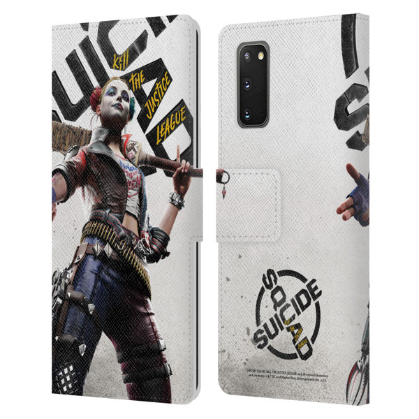 Suicide Squad: Kill The Justice League Key Art Harley Quinn Leather Book Wallet Case Cover For Samsung Galaxy S20 / S20 5G