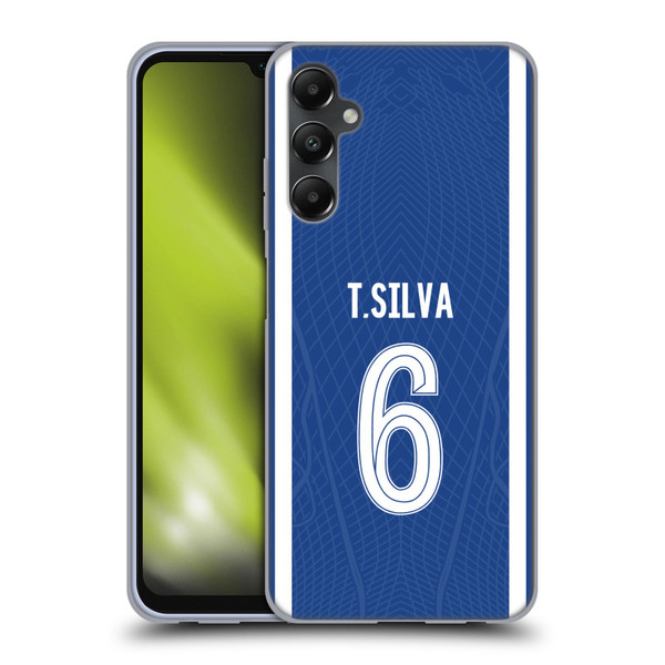 Chelsea Football Club 2023/24 Players Home Kit Thiago Silva Soft Gel Case for Samsung Galaxy A05s