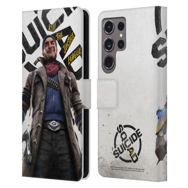 Suicide Squad: Kill The Justice League Key Art Captain Boomerang Leather Book Wallet Case Cover For Samsung Galaxy S24 Ultra 5G