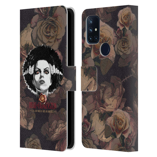 Universal Monsters The Bride Of Frankenstein World Of Gods And Monsters Leather Book Wallet Case Cover For OnePlus Nord N10 5G