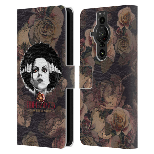 Universal Monsters The Bride Of Frankenstein World Of Gods And Monsters Leather Book Wallet Case Cover For Sony Xperia Pro-I